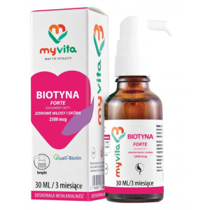MYVITA KROPLE BIOTYNA FORTE 2500MCG 30ML