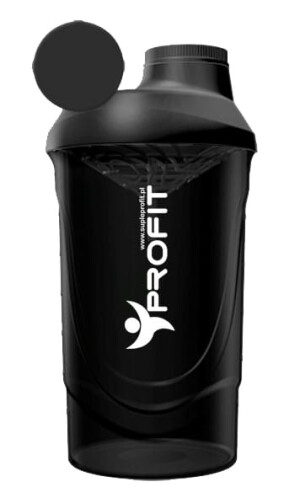 PROFIT SHAKER WAVE 600ML BLACK