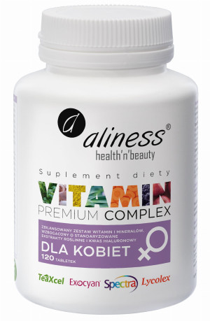 ALINESS PREMIUM VIT. COMPLEX DLA KOBIET 120 TABL