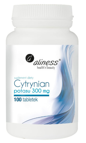 ALINESS CYTRYNIAN POTASU 300MG 100 VEGE TABL
