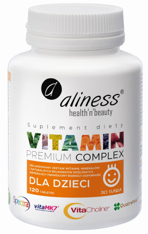 ALINESS PREMIUM VIT.COMPLEX DLA DZIECI 120TABL