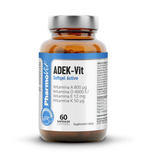 PHARMOVIT ADEK-VIT SOFTGEL ACTIVE 60KAPS