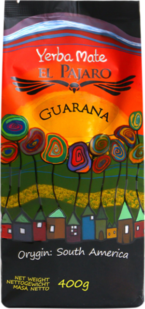 EL PAJARO YERBA MATE GUARANA 400G