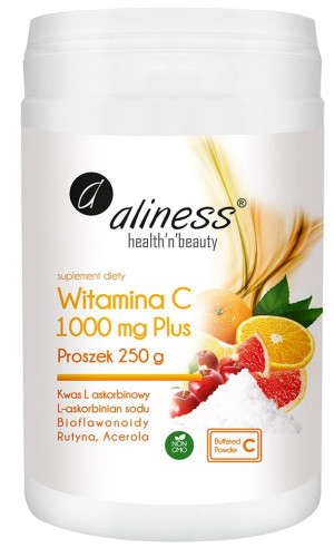 ALINESS WITAMINA C 1000MG BUFOROWANA PLUS 250G