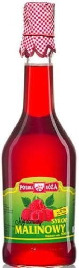 POLSKA RÓŻA SYROP MALINOWY 500ML