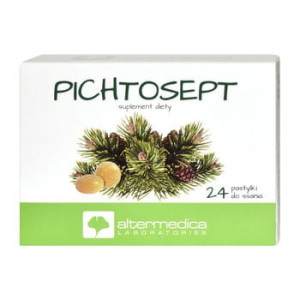 ALTER MEDICA PICHTOSEPT 24 PASTYLKI DO SSANIA