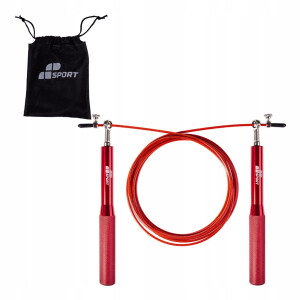 MP SKAKANKA JUMP ROPE 3M ALUMINIUM HANDLE RED/RED
