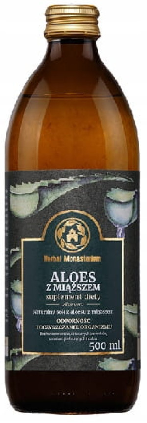 HERBAL MONASTERIUM ALOES Z MIĄŻSZEM SOK 500ML
