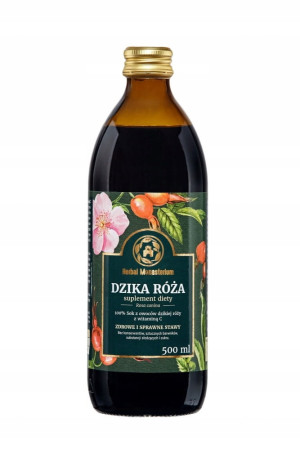 HERBAL MONASTERIUM DZIKA RÓŻA SOK 500ML
