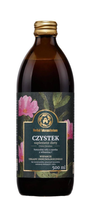 HERBAL MONASTERIUM CZYSTEK SOK 500ML