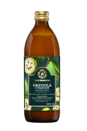 HERBAL MONASTERIUM GRAVIOLA Z MIĄŻSZEM SOK 500ML