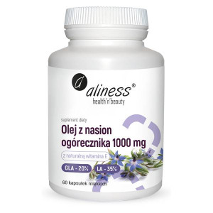 ALINESS OLEJ Z NASION OGÓRECZNIKA 1000MG 60KAPS