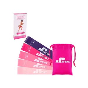 MP SPORT MINI BAND LOOP ZESTAW GUM TREN RÓŻOWY