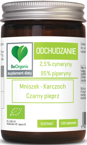 BEORGANIC ODCHUDZANIE BIO 400MG 100TABL