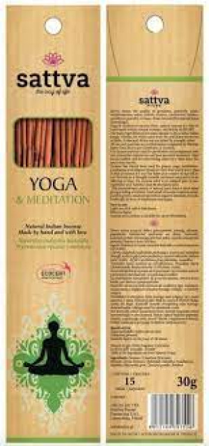 SATTVA KADZIDŁA YOGA MEDITATION 15SZT