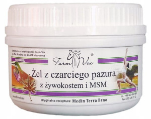 FARM-VIX ŻEL CZARCI PAZUR Z ŻYWOKOSTEM I MSM 350G