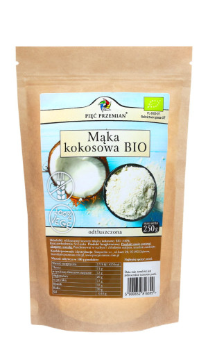 PIĘĆ PRZEMIAN MĄKA KOKOSOWA BIO 250G