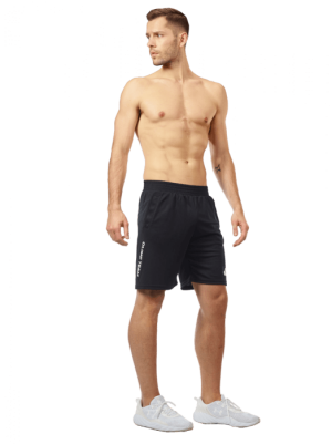 OLIMP MEN SHORTS WORKOUT BLACK/WHITE
