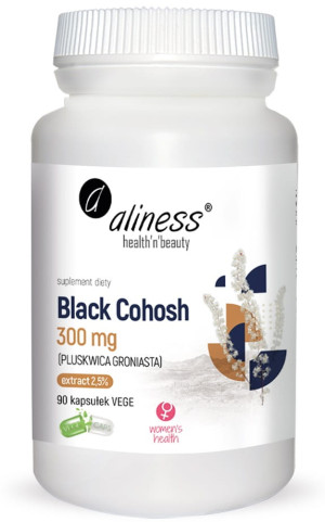 ALINESS BLACK COHOSH PLUSKWICA 300MG 90VEGEKAPS