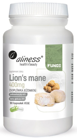 ALINESS LION'S MANE 400MG 90CAPS