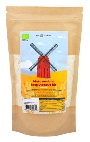 PIĘĆ PRZEM MĄKA OWSIANA BEZGLUTENOWA BIO 500G
