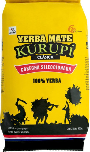 YERBA MATE KURUPI CLASICA ELABORADA 500G