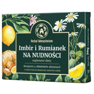HERBAL MONASTERIUM IMBIR I RUMIANEK NA NUDNOSCI 12