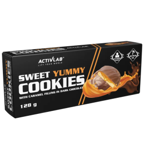 ACTIVLAB SWEET YUMMY COOKIES Z NADZ. KARMELOWYM