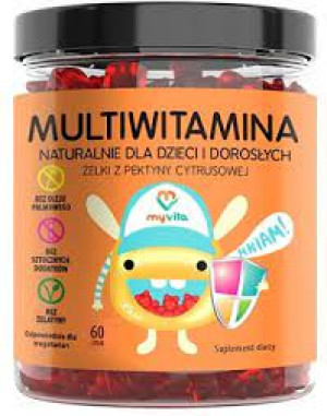 MYVITA MULTIWITAMINA ŻELKI 60SZT