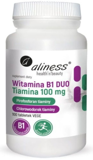 ALINESS WITAMINA B1 (TIAMINA)DUO 100MG 100VEGE TAB