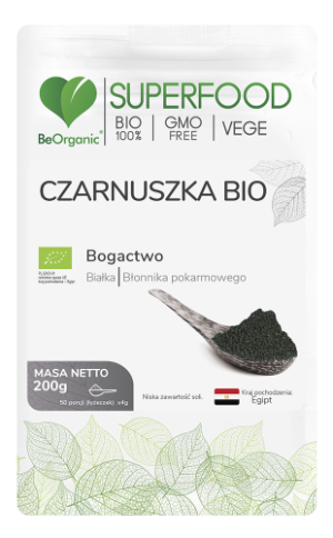 BEORGANIC CZARNUSZKA 200G