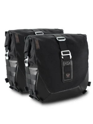 Zestaw sakw bocznych Legend Gear LC2 ze stelażami SW-Motech Kawasaki W 230 (24-)/ Meguro S1 (25-) czarne [poj.: 2 x 13,5 L]