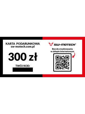 Karta podarunkowa o wartości 300,- PLN
