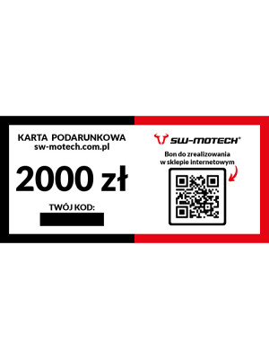 Karta podarunkowa o wartości 2000,- PLN