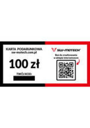 Karta podarunkowa o wartości 100,- PLN