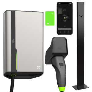 HabuDen Wallbox 7,5m NFC + Słupek montażowy HabuDen