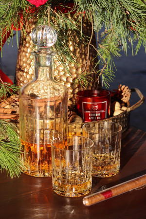 Kryształowy zestaw do whisky