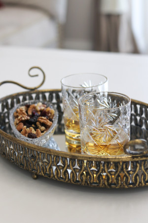 Zestaw kryształowych szklanek do whisky