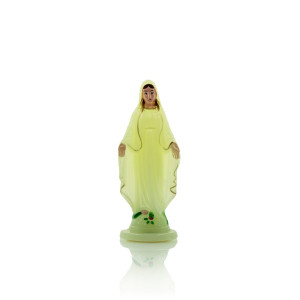 Figurka - fluorescencyjna - Matka Boża Niepokalana - 10 cm