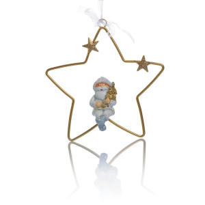 Zawieszka na Choinkę - Święty Mikołaj - 15 cm - Favola