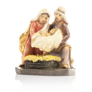 Szopka Bożonarodzeniowa - Święta Rodzina Ze Złoceniami - 6 Cm - Classic