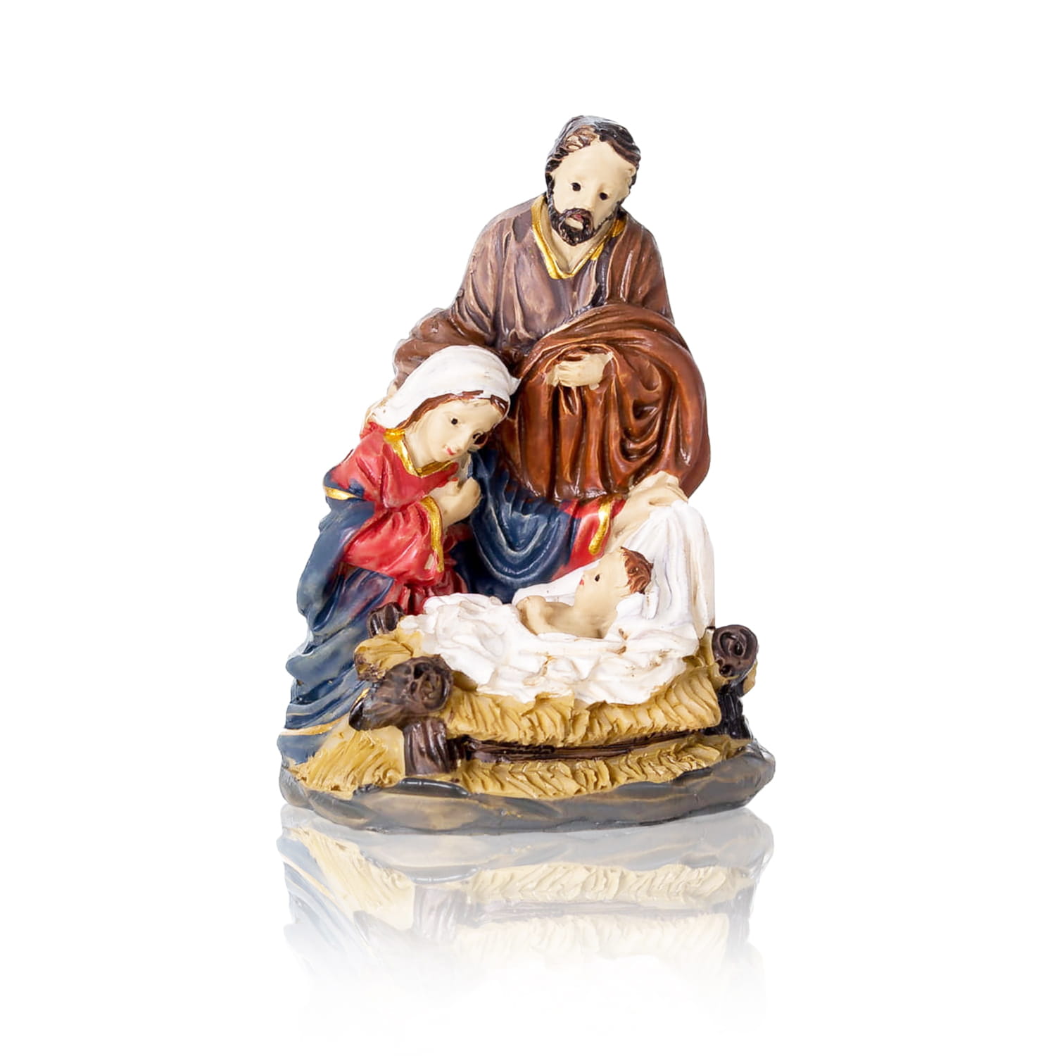 Szopka Bożonarodzeniowa - Święta Rodzina W Ponadczasowej Stylistyce - 6 Cm - Classic
