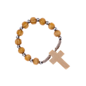 Dziesiątek różańca - drewno - 6 mm - na palec