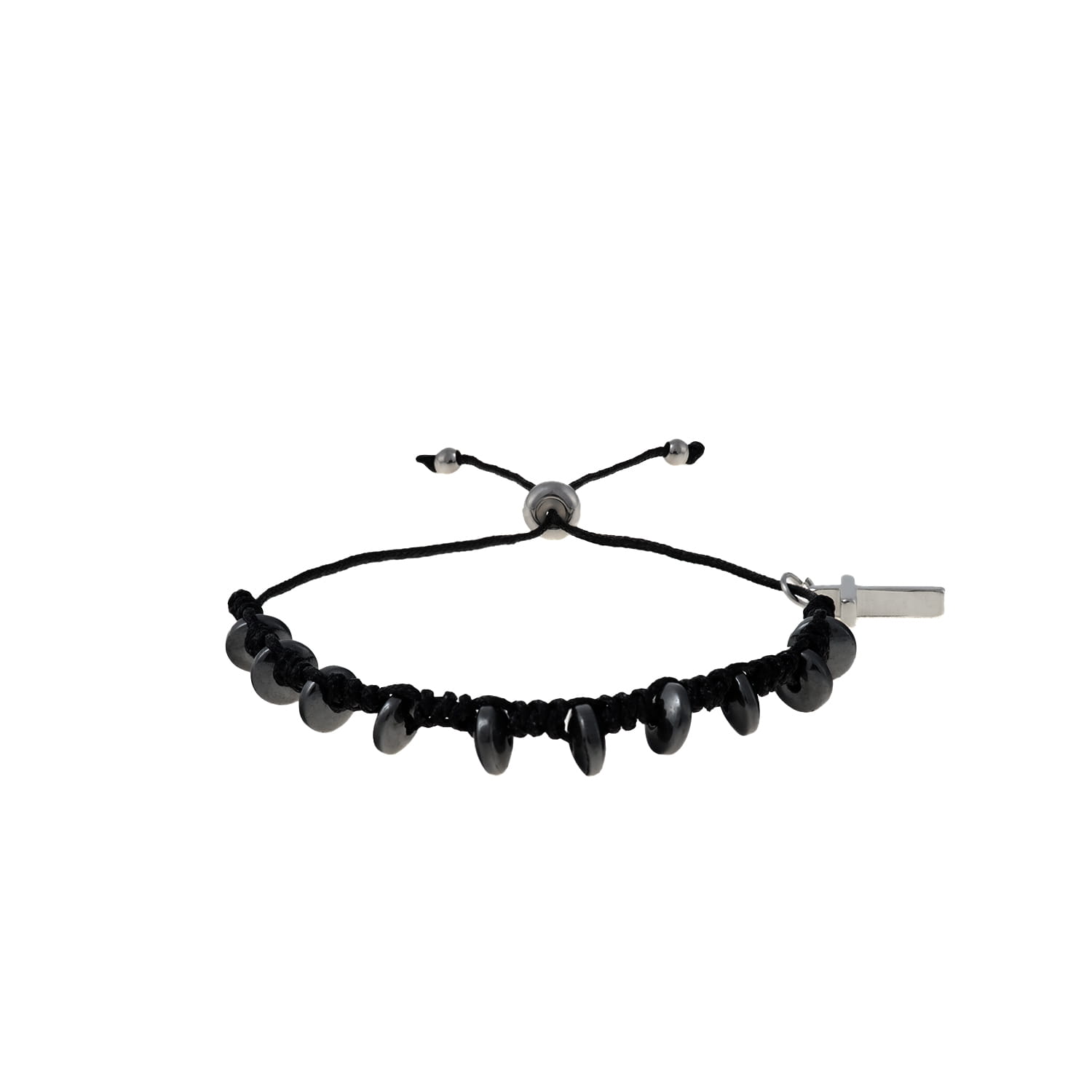 Bransoletka Z Kamienia Naturalnego - Dziesiątek Różańca - Hematyt - Koralik 6 mm -  Ematite
