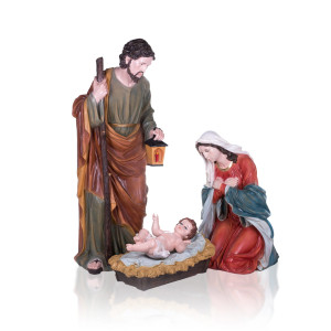 Szopka Bożonarodzeniowa - Święta Rodzina - Zestaw 3 Figur - 150 cm - Grande