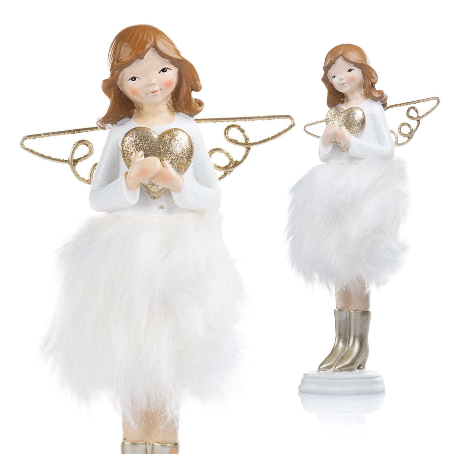 Figurka - Aniołek Z Serduszkiem - 22 Cm - Favola