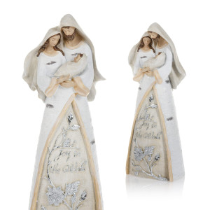 Szopka Bożonarodzeniowa - Elegancka Święta Rodzina - 35 cm - Decorato