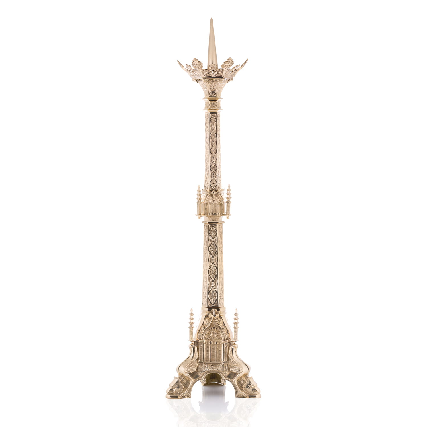 Lichtarz - mosiądz - 122 cm