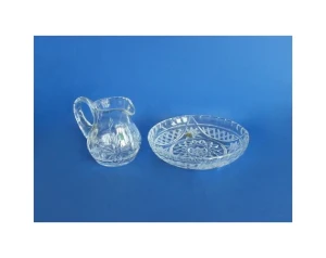 Komplet kryształowy do lavabo