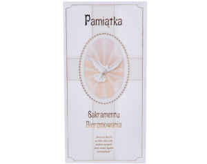 Karnet Pamiątka Bierzmowania Duch święty